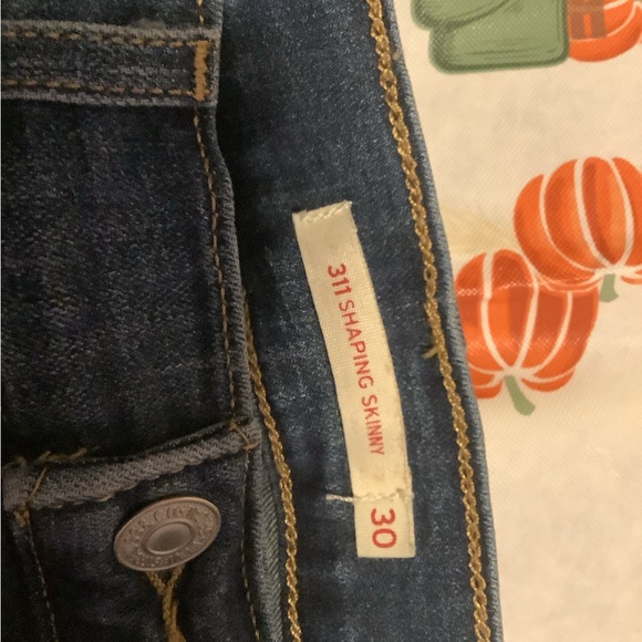 SOLD mid rise 311 Shaping Skinny jeans Women’s Size 10 super stretch 31W 29L - Picture 4 of 5